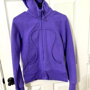 Lululemon scuba full zip hoodie. Purple. Size 6